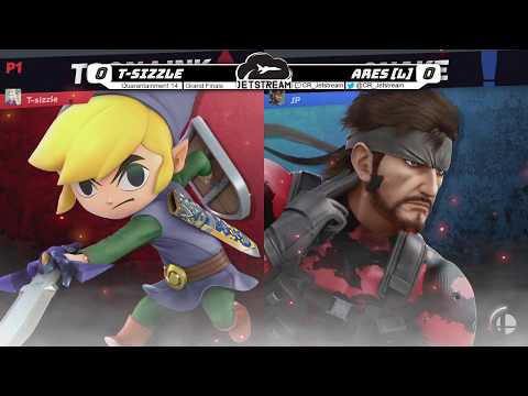 Quarantainment 14 Grand Finals - T-sizzle (Toon Link) Vs. Ares [L] (Snake) Smash Ultimate - SSBU