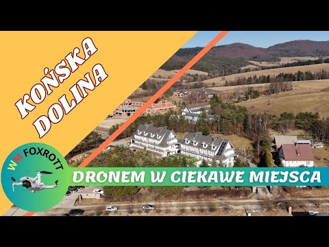 Izby, Końska Dolina, Beskid Niski - Dronem w ciekawe miejsca - WM | Foxtrott