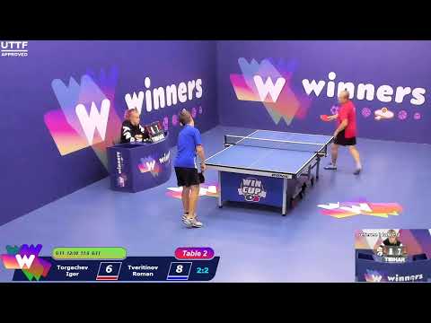 WINners CUP table 2  20.09 Torgachev Igor - Tveritinov Roman  18:00