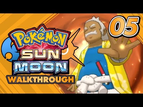 Pok�mon Sun and Moon Walkthrough - Part 05: FIRST KAHUNA BATTLE vs HALA! Melemele Island complete! - YouTube