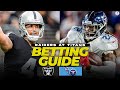 Raiders at Titans Betting Preview FREE expert picks, props [NFL Week 3] | CBS Sports HQ