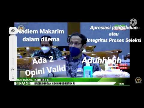 Afirmasi tambahan PPPK 2021:   Nadiem Makarim dilanda dilema