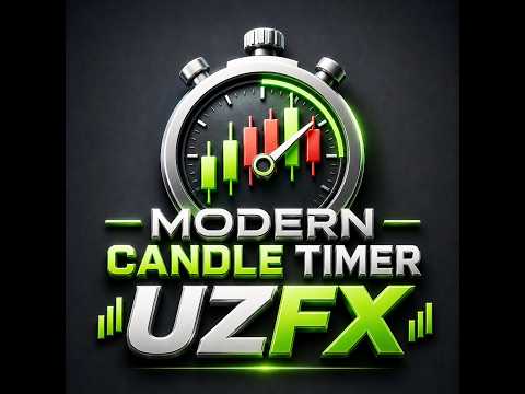 Video Modern Candle Timer Digital Clock UZFX MT5