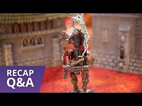 Ossiarch Bonereapers vs Lumineth Realmlords - Recap and Q&A