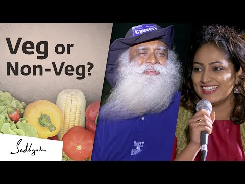 Is Eating Non-Vegetarian Food Ethically Wrong – Hariprriya Asks Sadhguru
