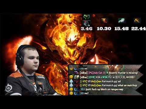 Dota 2 :VP.Noone Shadow Fiend Get Rekt by Luna Visage Strat