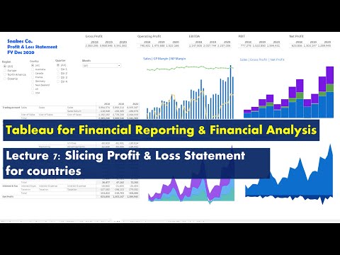 Tableau for Financial Reporting Financial Analysis Course Introduction