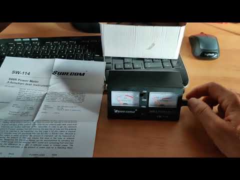 Antenna Magnetic field strength testing with a cheap Power / Swr /Field strength meter.