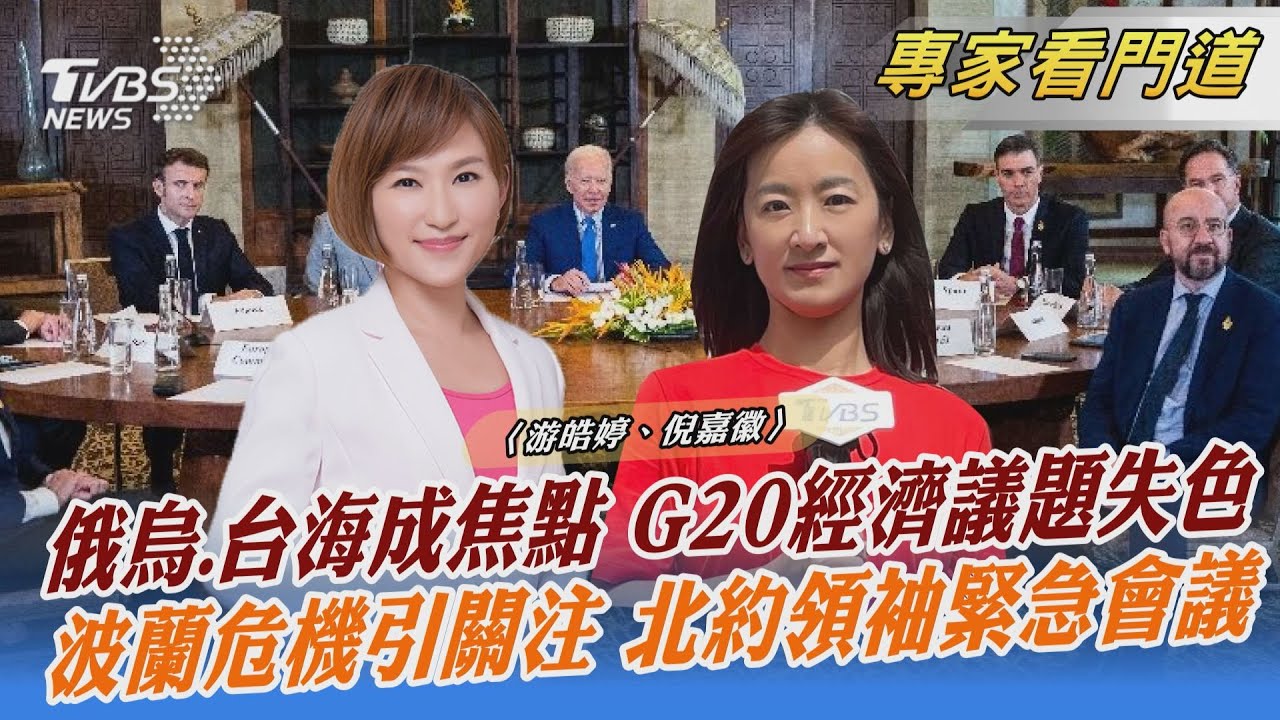 TVBS直擊觀察 經濟論壇G20 因俄烏戰爭變為安全論壇