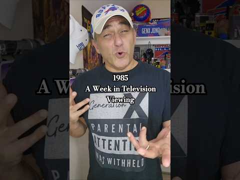 1985: A Week in Television Viewing.  40 years back, these are the TV shows I was watching.