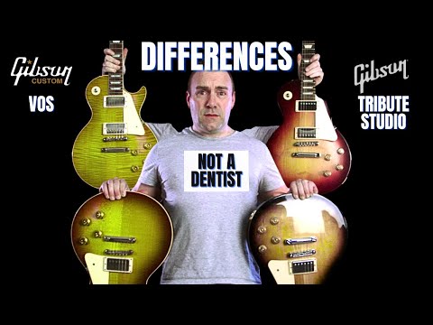 Gibson Custom Les Paul Historic Resissue VOS VS Gibson USA Les Paul Tribute Studio What Are The Diff