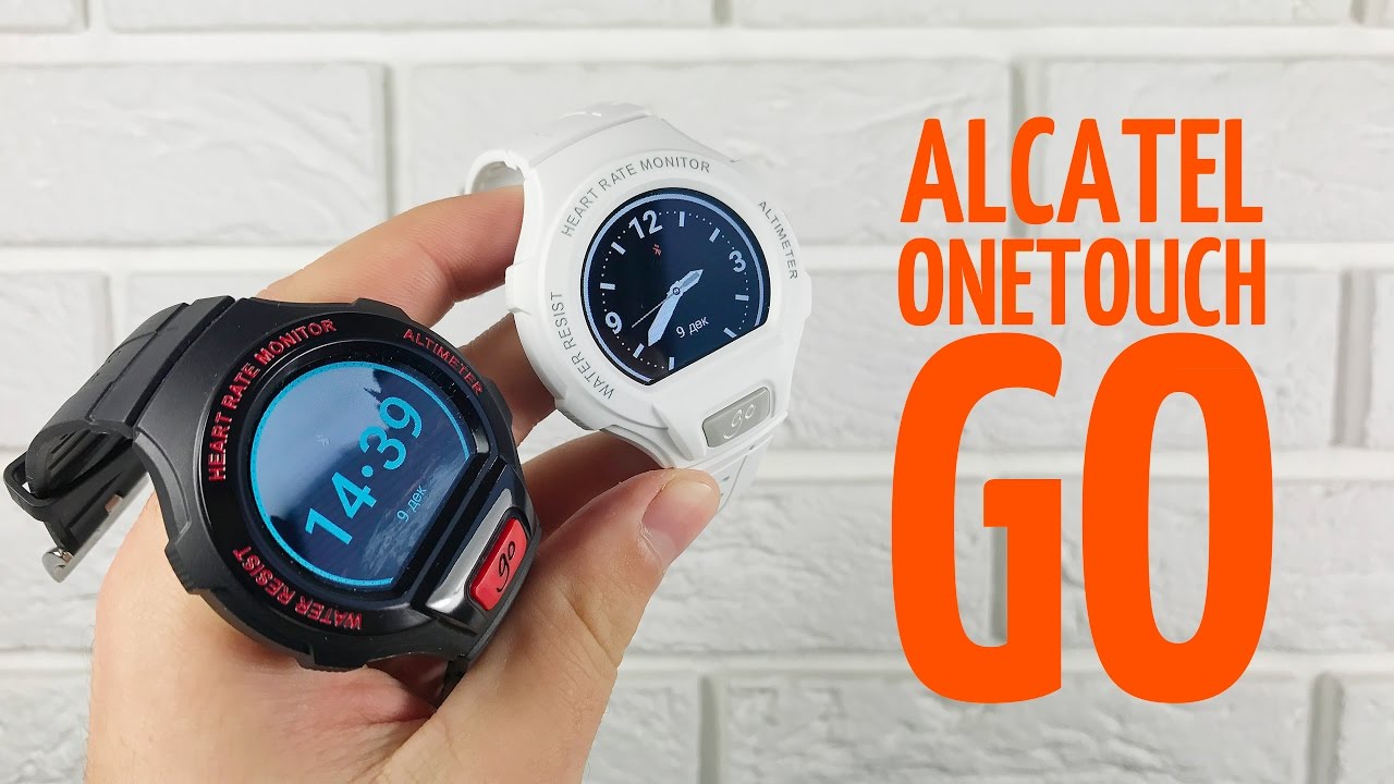 Смарт-часы Alcatel Onetouch GO Watch One Size (Black) video preview