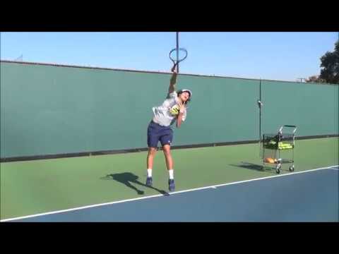 Moises Esteves tennis video FC transfer university 2018