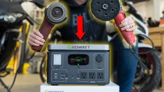 I Bought a POWER BANK for my Garage! (Growatt Vita 550 Power Pack)