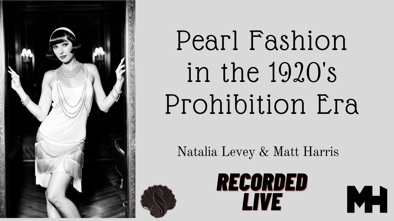 Watch my interview  about flapper fashion and pearls!
