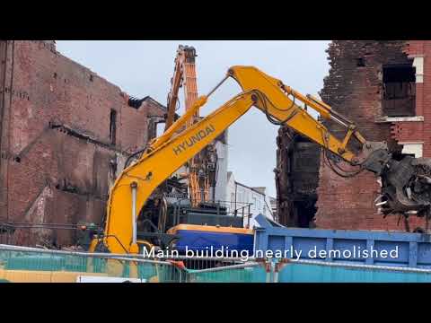 Hacketts hotel fire  and demolition