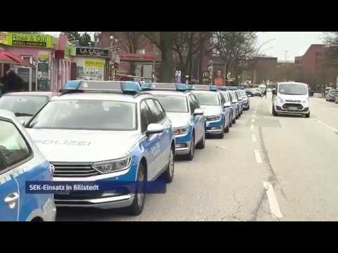 Hamburg Billstedt - SEK stürmt Billstedt Bunker nach Schiesserei