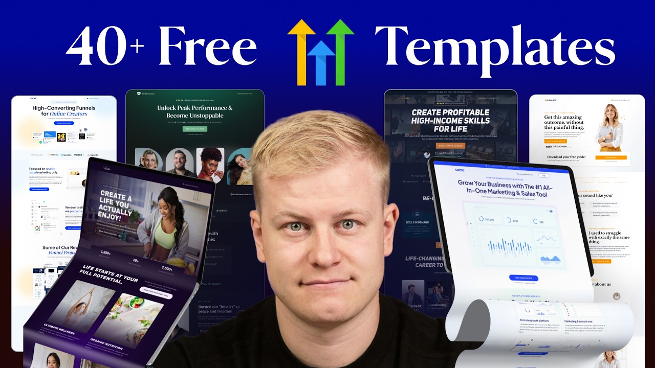 Steal my 40+ Plug & Play HighLevel Templates - 100% Free