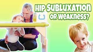 Hip Subluxation? Hip Weakness? Side Sit → Tall Kneel 🐰👨🏻🦰 | SMA | Pediatric PT #16