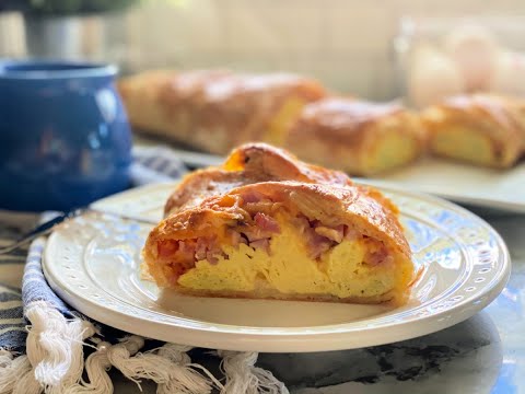 Ham Egg and Cheese Breakfast Pastry