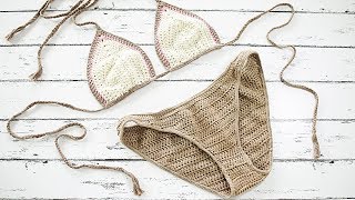 How to Crochet Bikini Bottoms | Patterns for Any Size