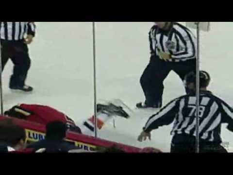 Dion Phaneuf kills Kyle Okposo