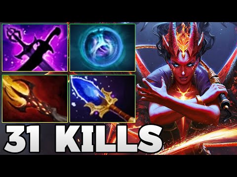 34 Kills QOP Dota 2 Mid Lane Beast Best Queen Of Pain Dota 2 Gameplay Guide Build 7.39 7.40