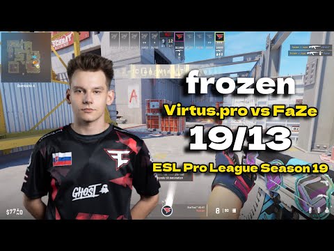 CS2 POV FaZe frozen (19/13) vs Virtus.pro (Vertigo) ESL Pro League Season 19