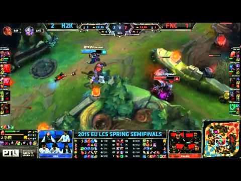 H2K Ryu Diana VS Fnatic Febiven Zed Game 4 Highlights Spring Semifinal