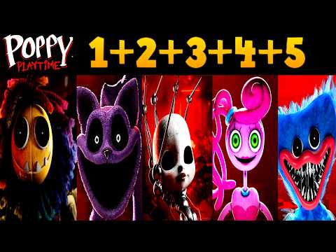 Poppy Playtime Chapter 1 + 2 + 3 + 4 + 5 | 4K Full Game Walkthrough | No Commentary