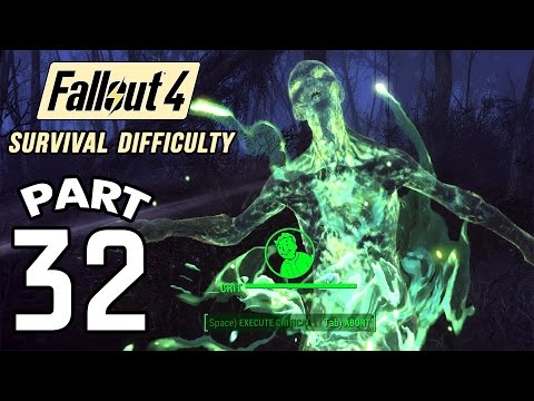 Fallout 4 Survival Difficulty SNIPER Walkthrough - Part 32 Milton General Hospital 1080p 60FPS