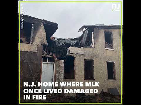 Fire damages historic N.J. house where MLK once lived