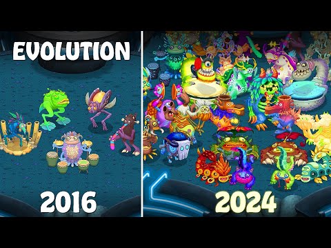 Wublin Island Evolution - All Rares & Full Song | My Singing Monsters