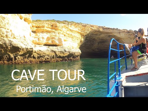 Benagil Caves Tour, All Caves - Virtual Trip - Portimão, Algarve, Portugal - 4K Ultra HD