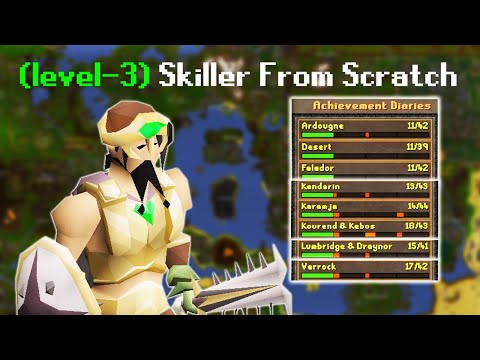 Completing Every Easy Achievement Diary - OSRS Level 3 Skiller From Scratch #15