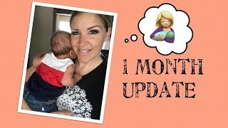 1 month postpartum update ❤️