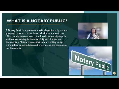 Chapter 1 Introduction  What is a Notary Public