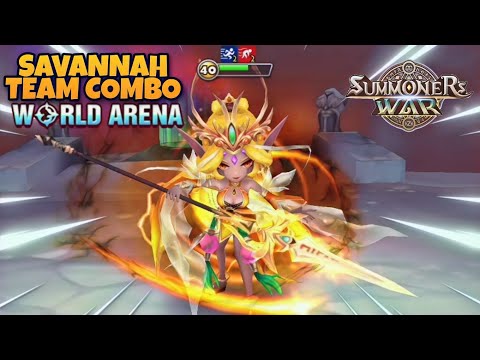 Savannah Team Combo in World Arena Ep. 5 - Summoners War