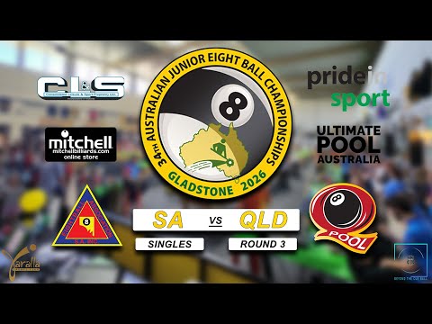 2026 AEBF Junior Nationals - Singles - Round 3 - SA vs QLD