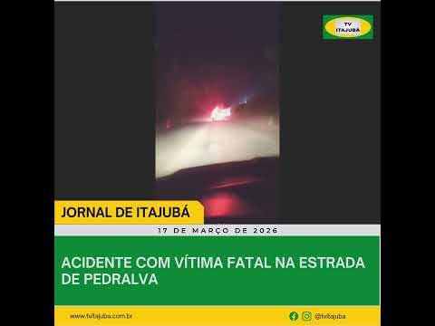 🛣️ ACIDENTE COM VÍTIMA FATAL NA ESTRADA DE PEDRALVA #Noticia #Pedralva #SegurancaViaria