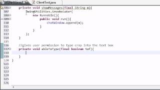 Intermediate Java Tutorial - 57 - showMessage and ableToType
