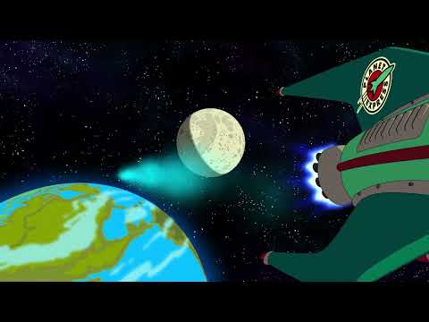 Futurama - Rocket Ship - From "Futurama - Bender's Big Game" (HIGH QUALITY)