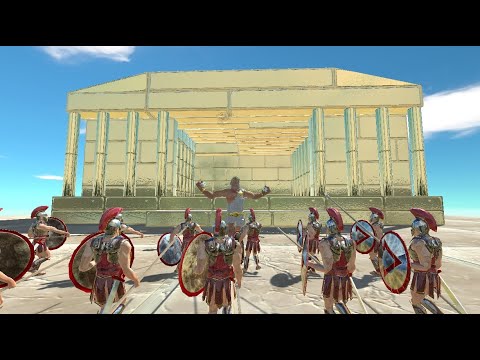 ZEUS Protect Sky Temple From ALL FACTION ARMY - Animal Revolt Battle Simulator