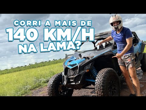 ACELEREI O MAVERICK X3 TURBO R A 140 KM/H NA LAMA | Reinaldo Zanon