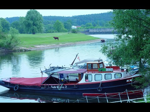 Historische Barkasse auf Sommerreise von Hamburg nach Mecklenburg