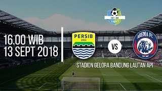 Babak Pertama 1-0, Ini Link Live Streaming Liga 1 2018 Persib Bandung Vs Arema FC