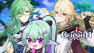 【GENSHIN IMPACT】 PICKING UP KAVEH AND BAIZHU!!! 【NIJISANJI EN | Finana Ryugu】