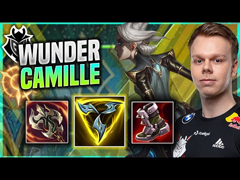 WUNDER IS A BEAST WITH CAMILLE! - G2 Wunder Plays Camille TOP vs Quinn! | Patch 11.16