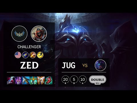 Zed Jungle vs Rek'Sai - NA Challenger Patch 12.3