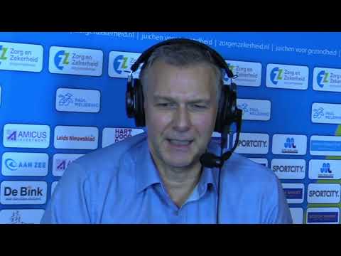 20200118 ZZ Leiden - Landstede Hammers, gesprek met de coaches